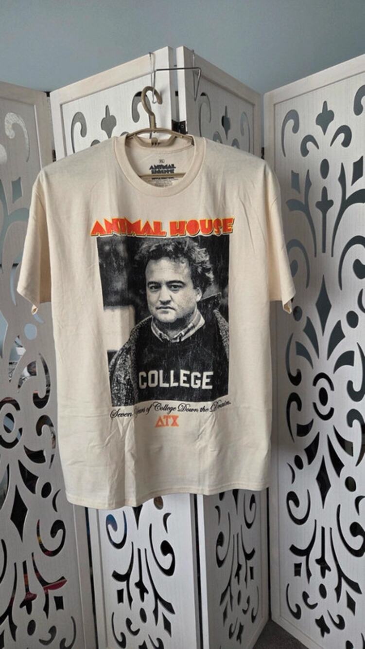 Animal House John Belushi College T-Shirt XL Ripple Junction Delta Tau Chi